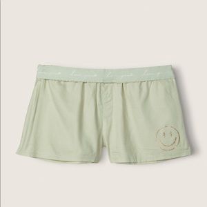 Vs pink boxy shorts size small sage green